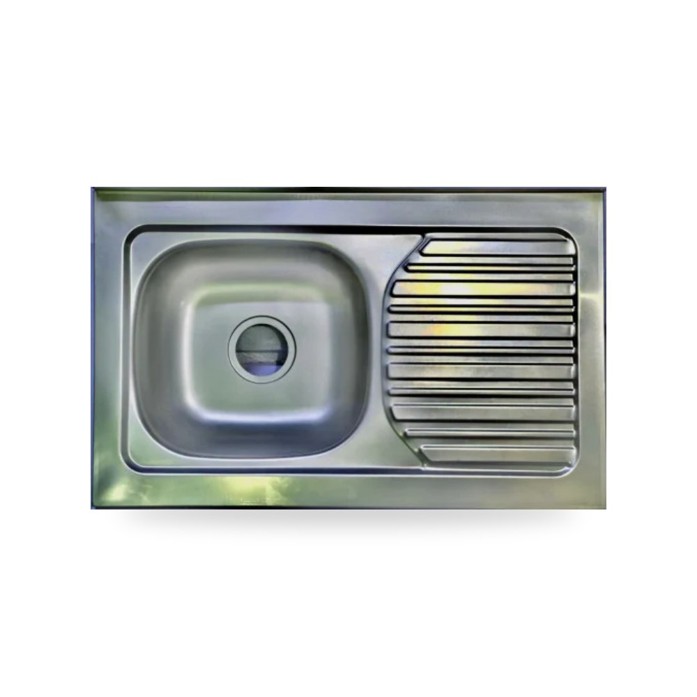 حوض مجلى مطبخ وطني شفة 80x50 سم illus شركة (REMCO)