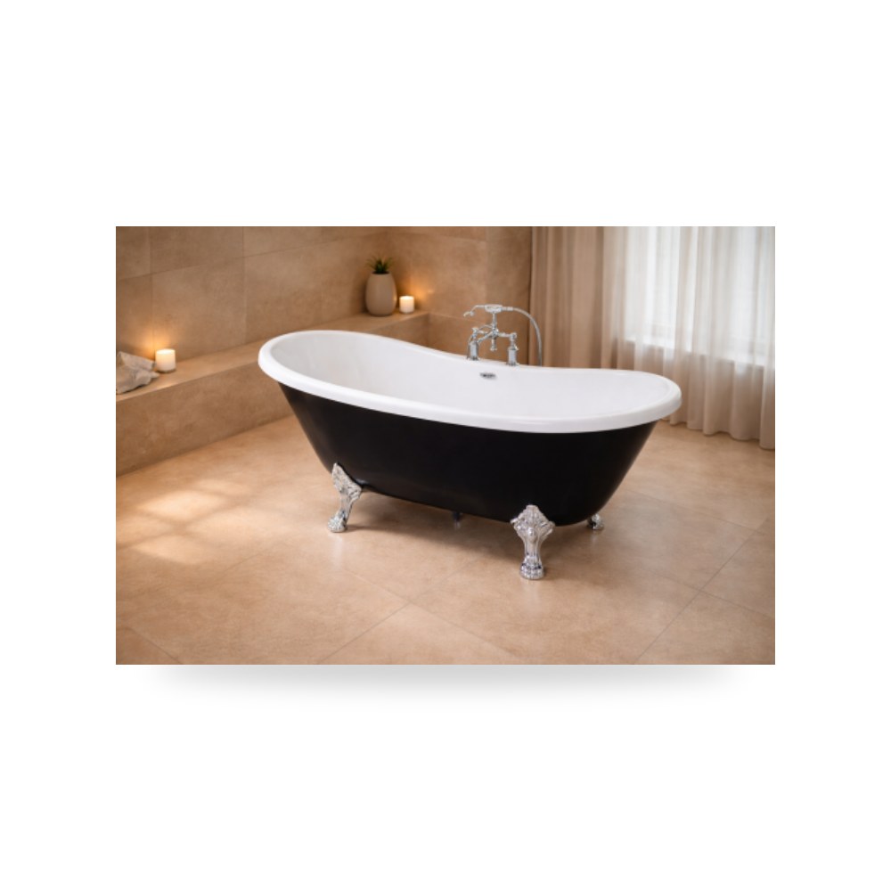 بانيو استحمام طراز سفينة 170x75 سم illus شركة (REMCO)