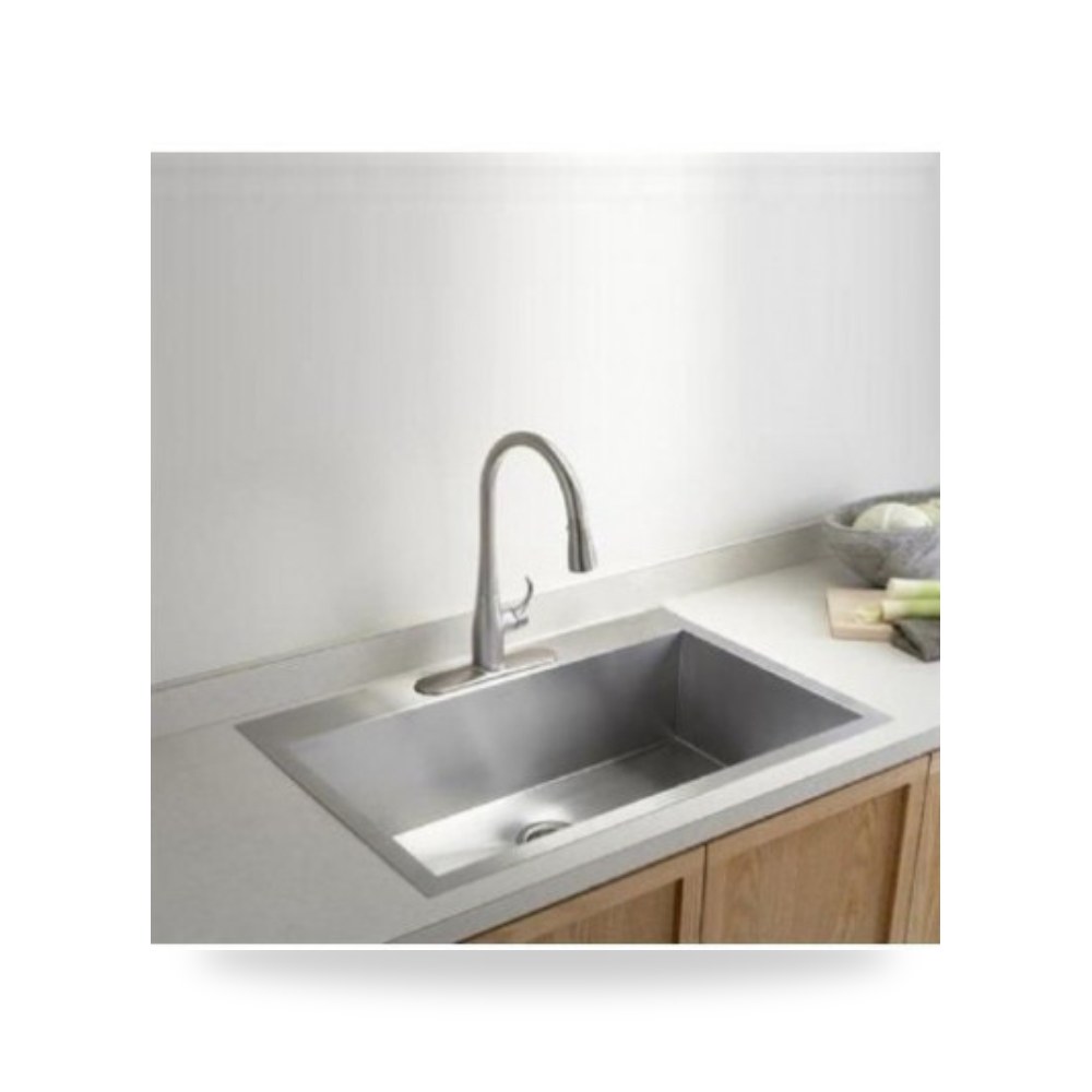 حوض مجلى مطبخ ستانلس ستيل 65x45 سم illus شركة (REMCO)
