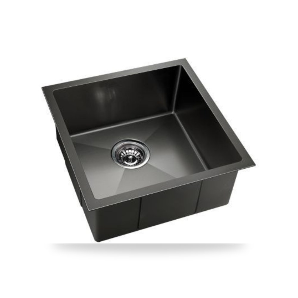 حوض مجلى مطبخ أسود تحت الرخام 60x45 illus شركة (REMCO)