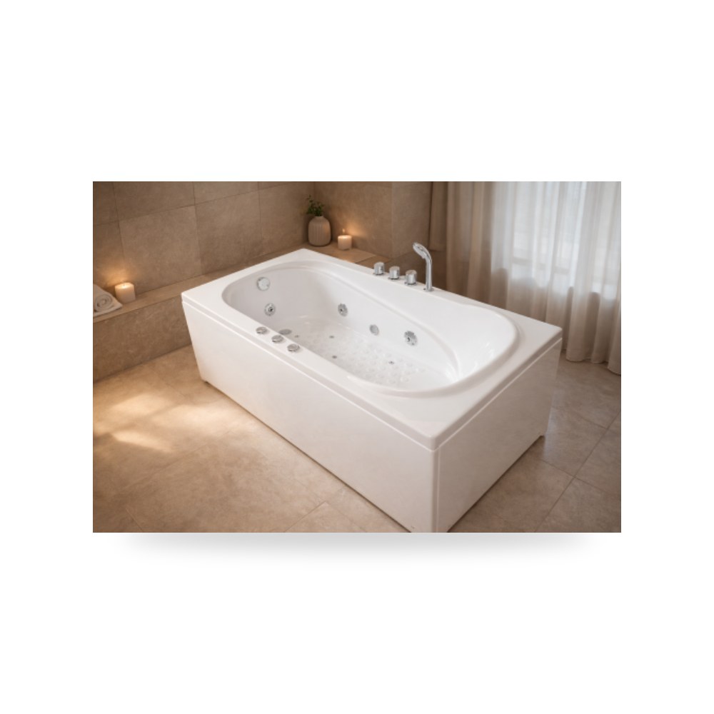 جاكوزي كومو مساج هيدروليكي 180x80 سم illus شركة (REMCO)