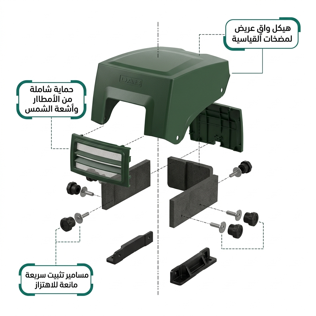 غطاء حماية للتركيب الخارجي متوافق مع E.sybox