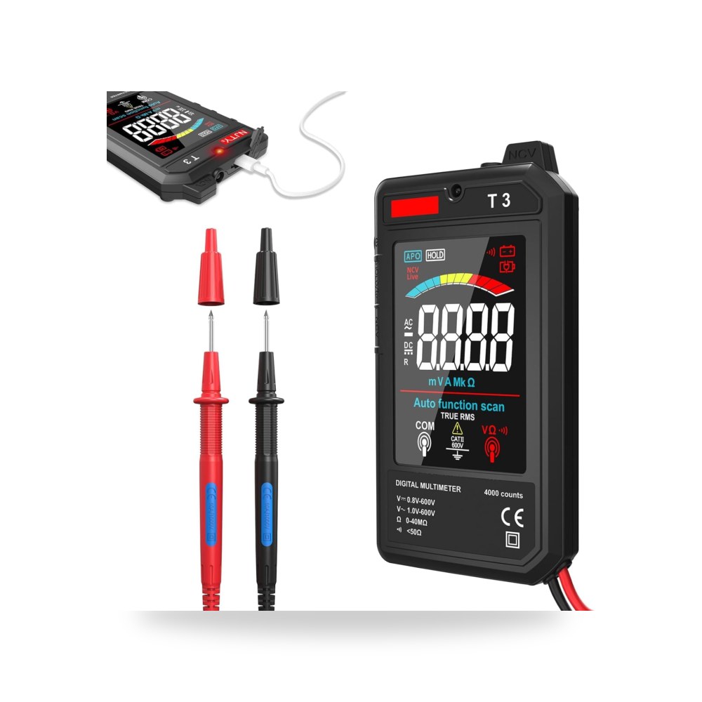مقياس رقمي ذكي T3 مقياس جهد رفيع للغاية قابل لإعادة الشحن سيوسي | ريمكو السعودية