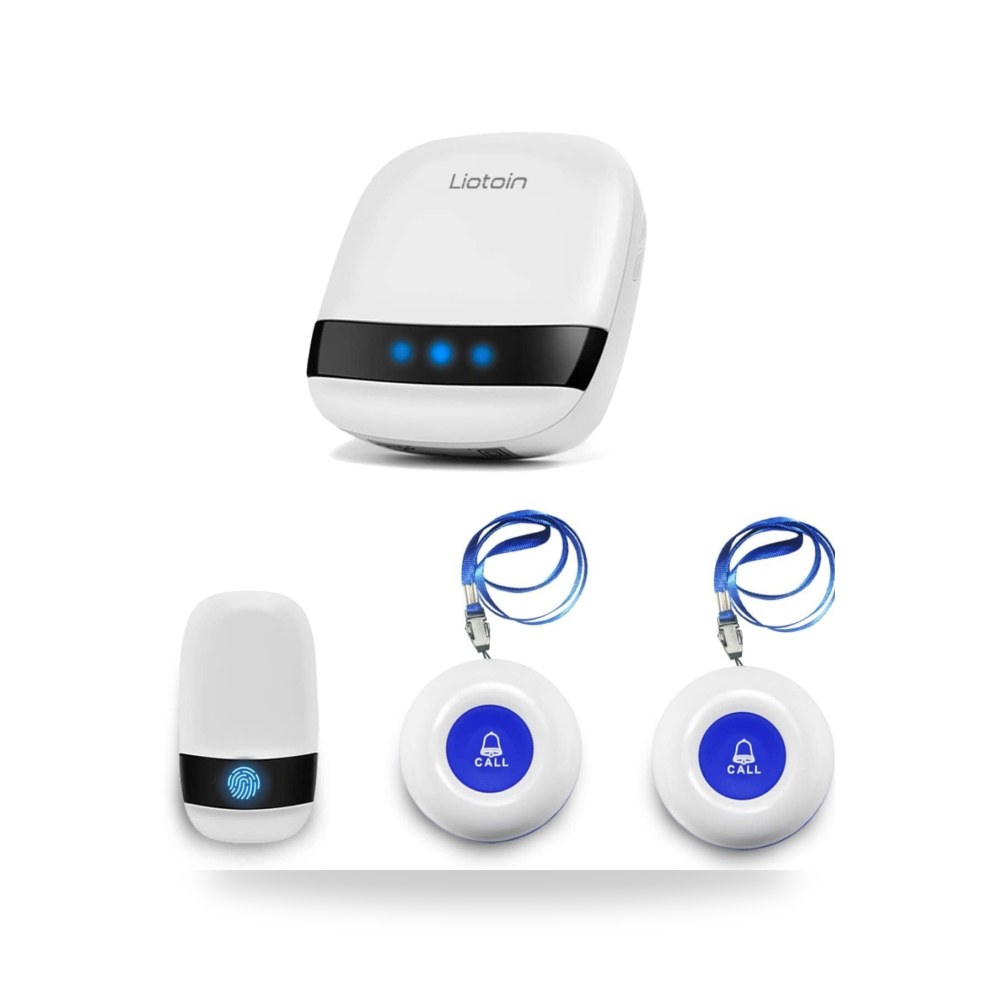 جهاز استدعاء وطوارئ لاسلكي مع 3 أزرار لكبار Liotoin