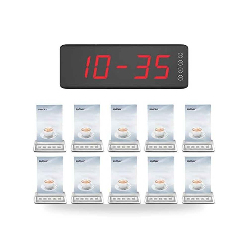 نظام استدعاء وطوارئ لاسلكي للفنادق مع 10 MENGBI
