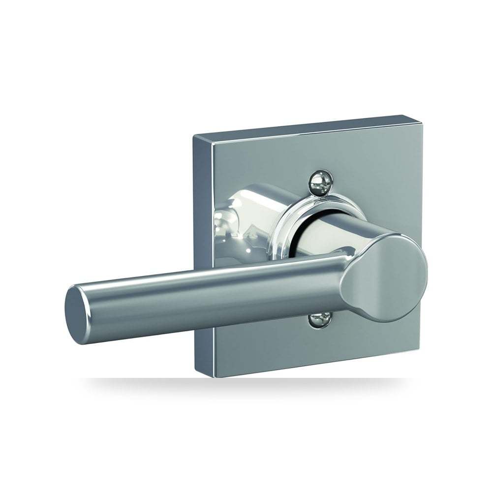 شلايج (Schlage) - طقم رافعة ومقبض باب معماري متطور مع قفل أمان ومفتاح - كود F170-BRW-625