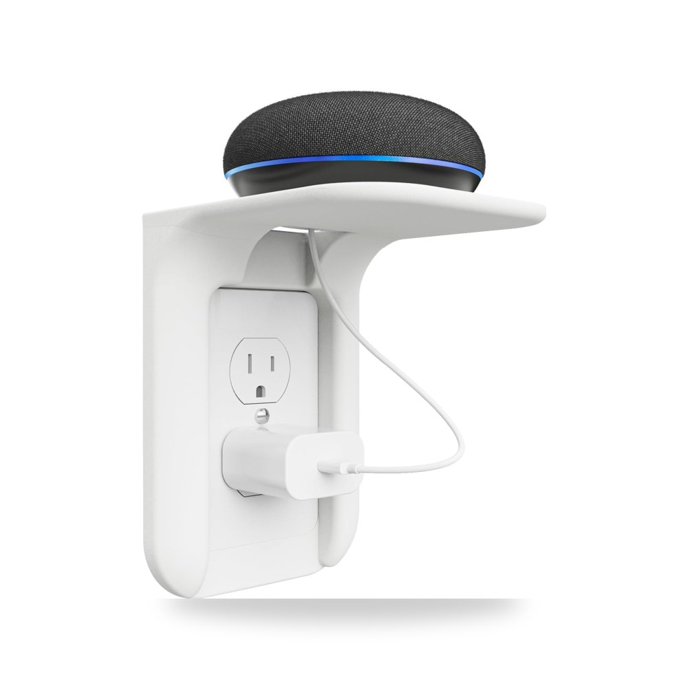 حامل يثبت على الحائط، رف حمام يتحمل حتى 10 باوند، منظم حائط موديل OLS001-W