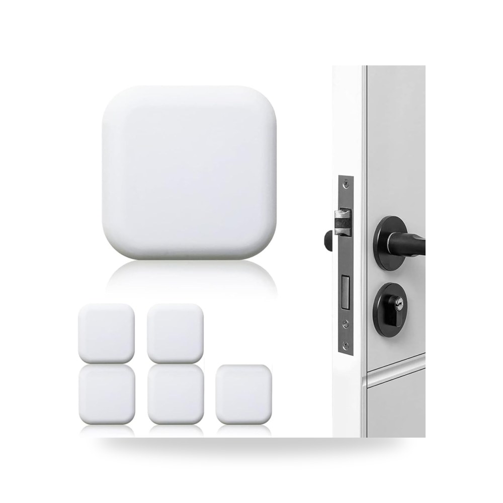 مصدات باب من جويزز، 6 قطع من واقيات مصد الحائط من السيليكون