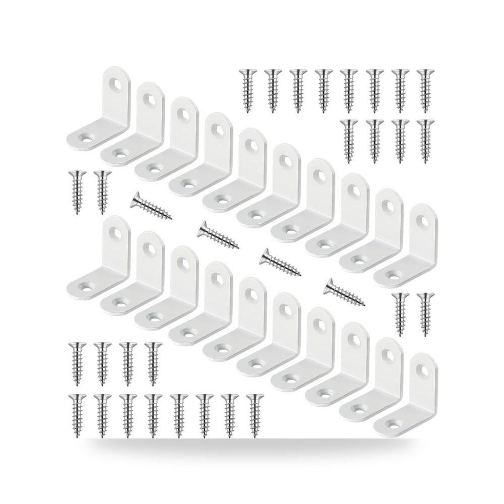 دات زاوية قائمة ستانلس ستيل مع براغي للأثاث