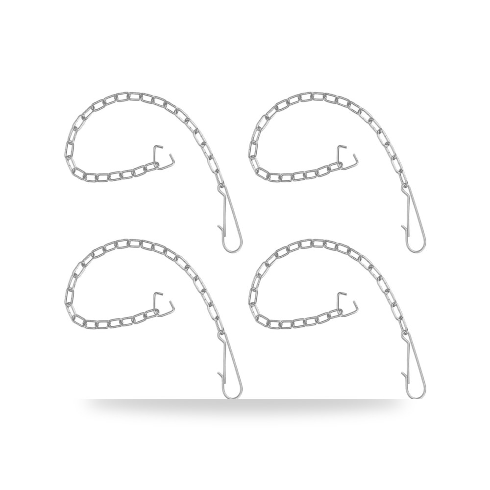 سلسلة رفع المرحاض من الستانلس ستيل - 4 قطع موديل B0GQXKMHL6