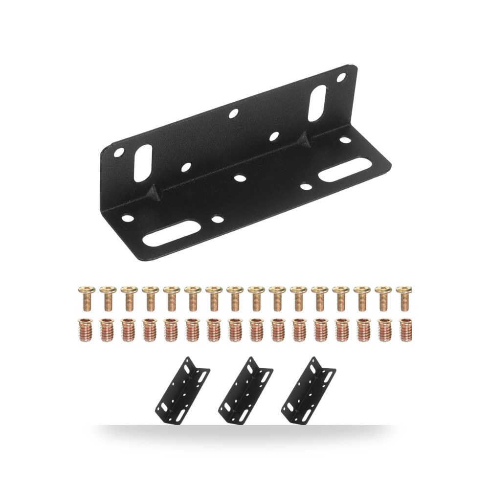 سورسينج ماب دعامات أرفف L 4 قطع ستيل كربوني B0GW1X7GWV