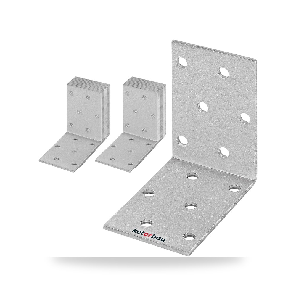 دات ووصلات زوايا صلب مجلفن 60 × 60 في 40 مم كوتارباو