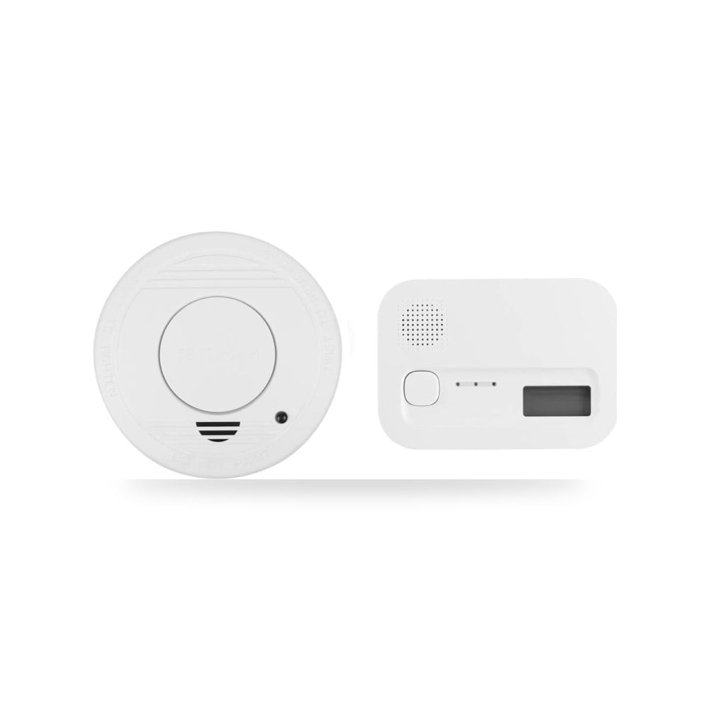 جهاز انذار الدخان FSE-19204 من سمارويرز، ابيض - موديل B09J196BX1
