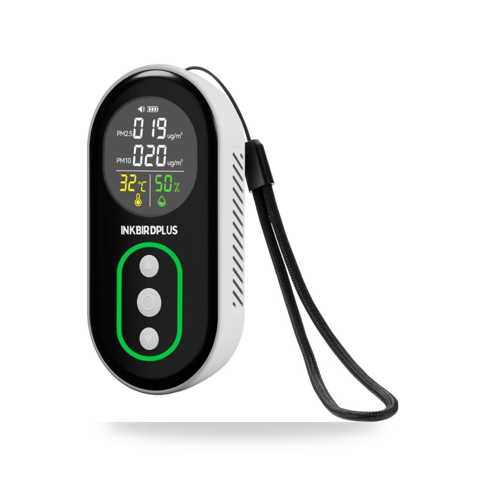انك بيرد بلس جهاز مراقبة جودة الهواء الداخلي PM2.5 PM2.5
