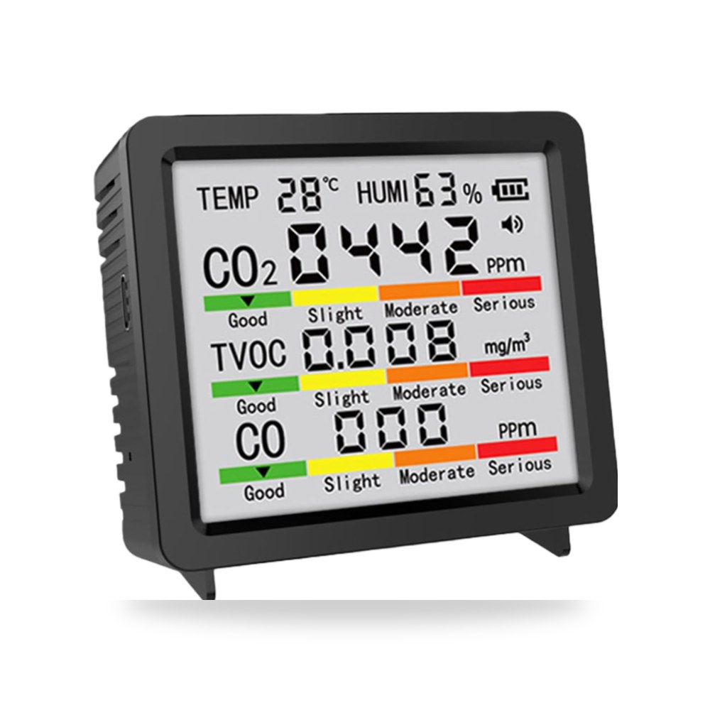 جهاز كاشف جودة الهواء وثاني أكسيد الكربون موديل B0HFR1M3NH | متجر ريمكو