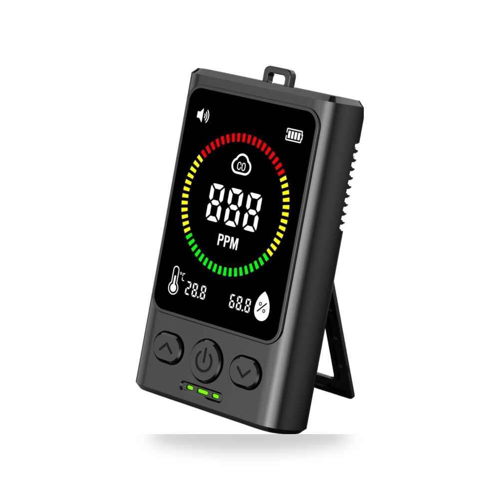 جهاز كاشف أول أكسيد الكربون 3 × 1 بشاشة LCD