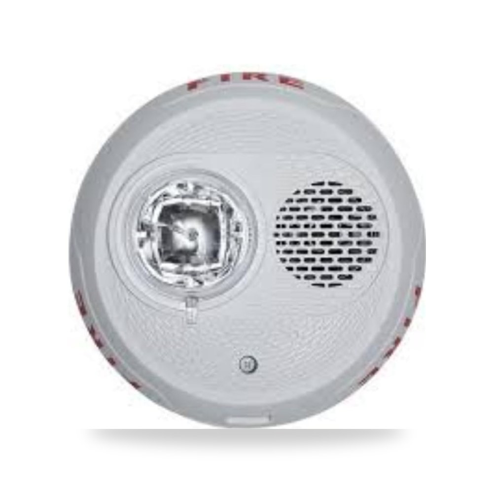 بوق ستروب سلكي لإنذار الحريق يثبت بالسقف سيستم سينسور PC2WL | متجر ريمكو