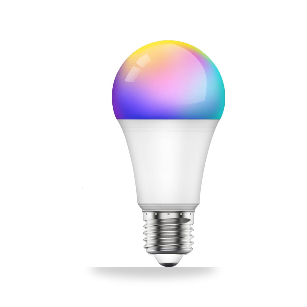 مصباح LED ذكي اي27 مع جهاز تحكم عن بعد، لون اضاءة قابل موديل E27