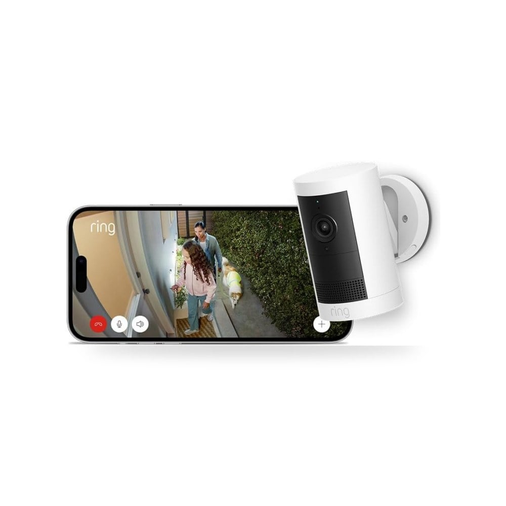 كاميرا Ring Outdoor Camera Plus (بالبطارية ) | فيديو بزاوية إشتراك Ring موديل Outdoor-Plus