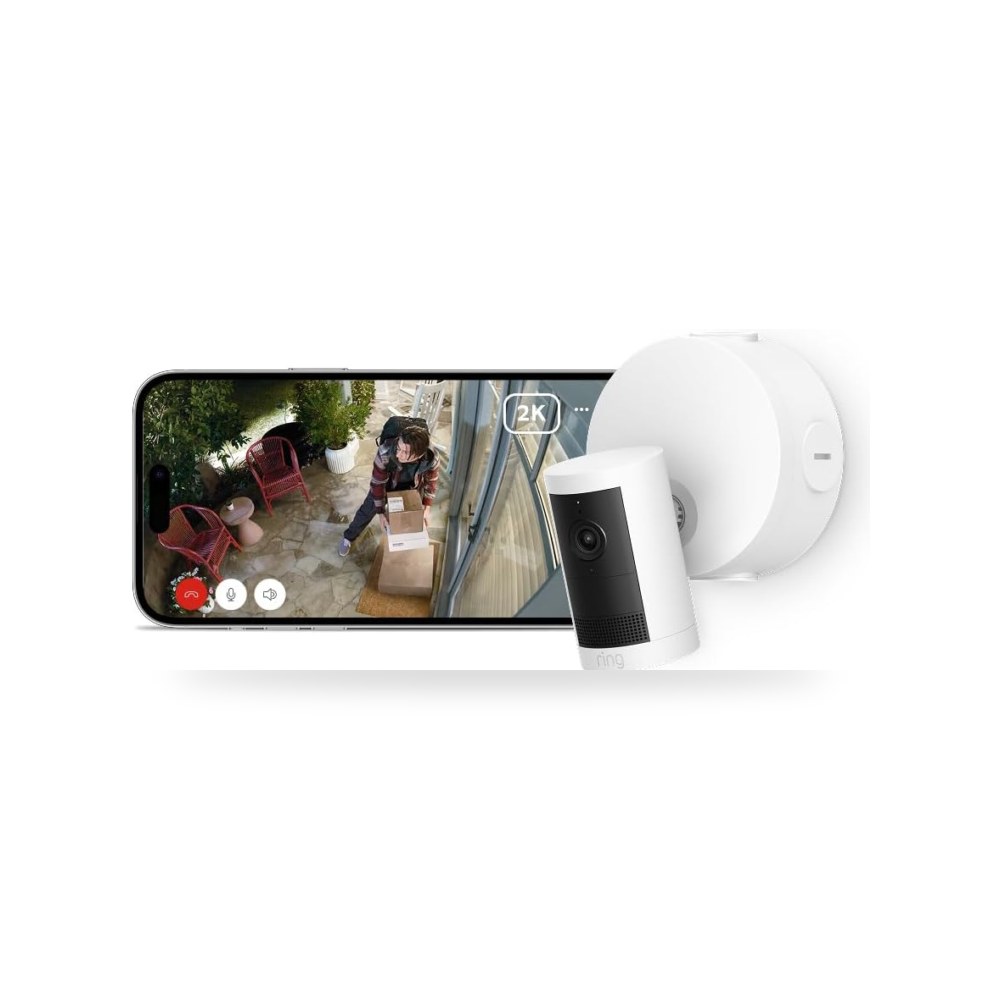كاميرا Ring Outdoor Camera Plus (الطاقة عبر الإيثرنت) | إشتراك Ring