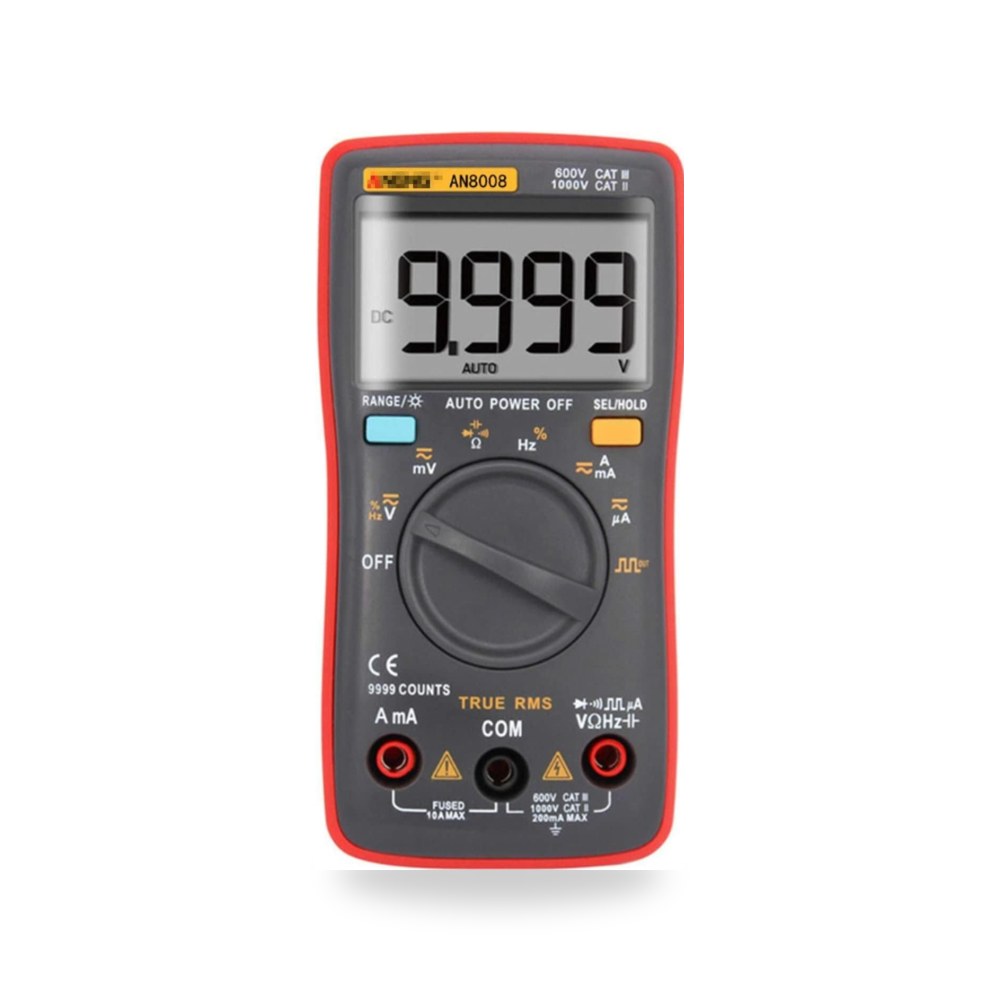 مقياس رقمي متعدد 9999 عدة ترو ار ام اس من موديل AN8008
