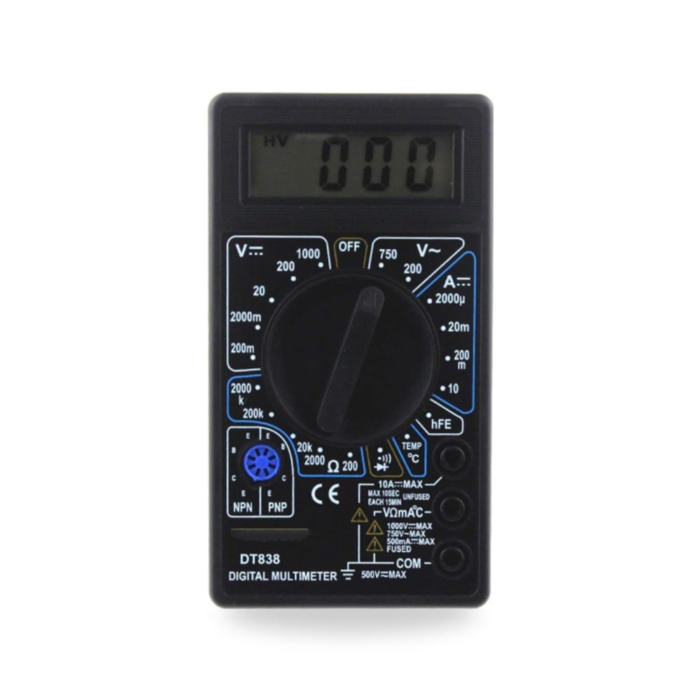 مقياس رقمي متعدد لقياس الفولت والمقاومة من جادسوكس موديل DT838C