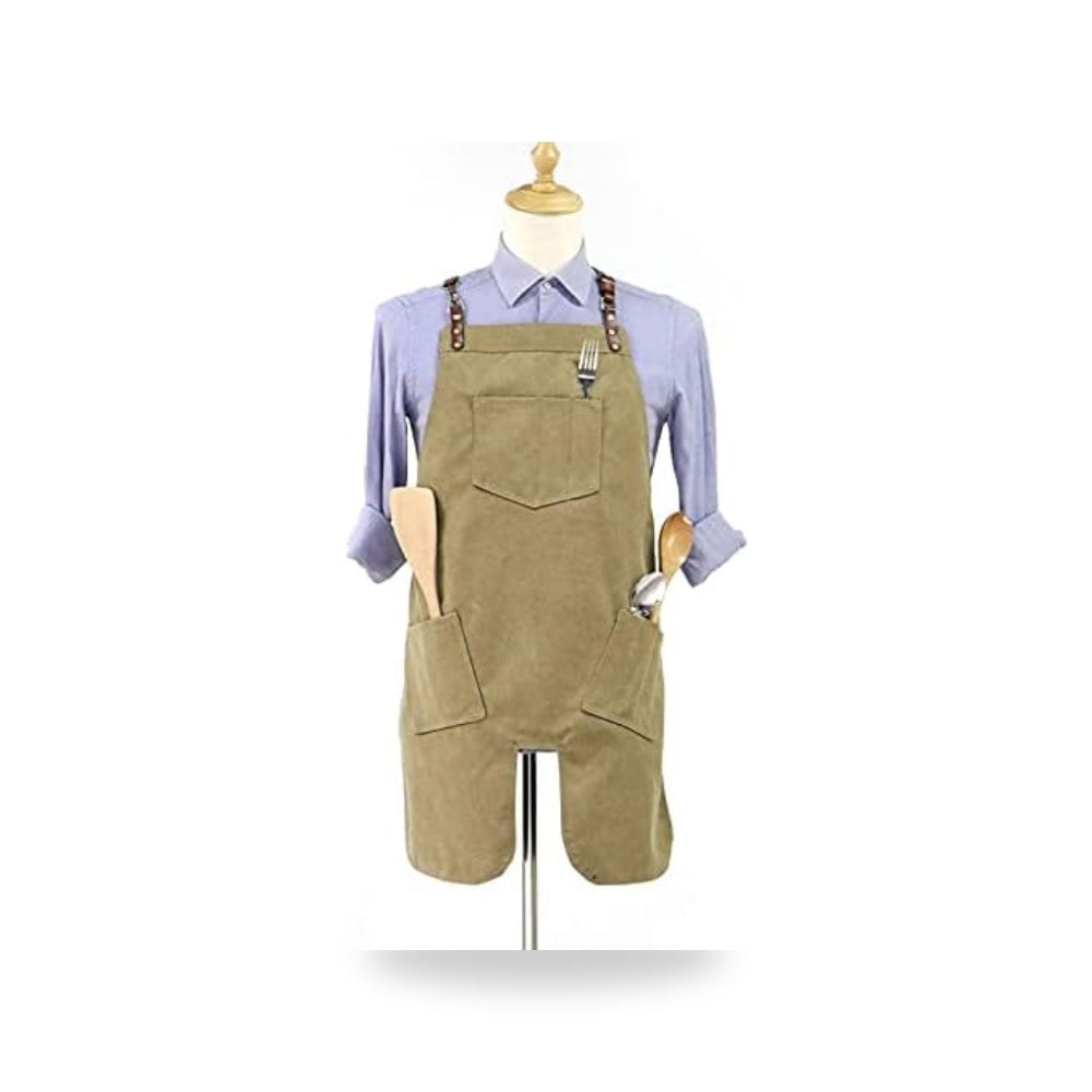 مرايل من كوفونو مع جيوب من القماش، مريلة عمل للمطاعم