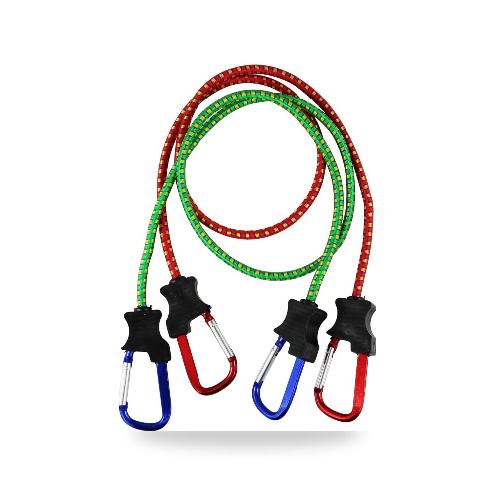 حزام مطاطي من كاكاو 2 A Carabiner بطول 1 متر من البولي