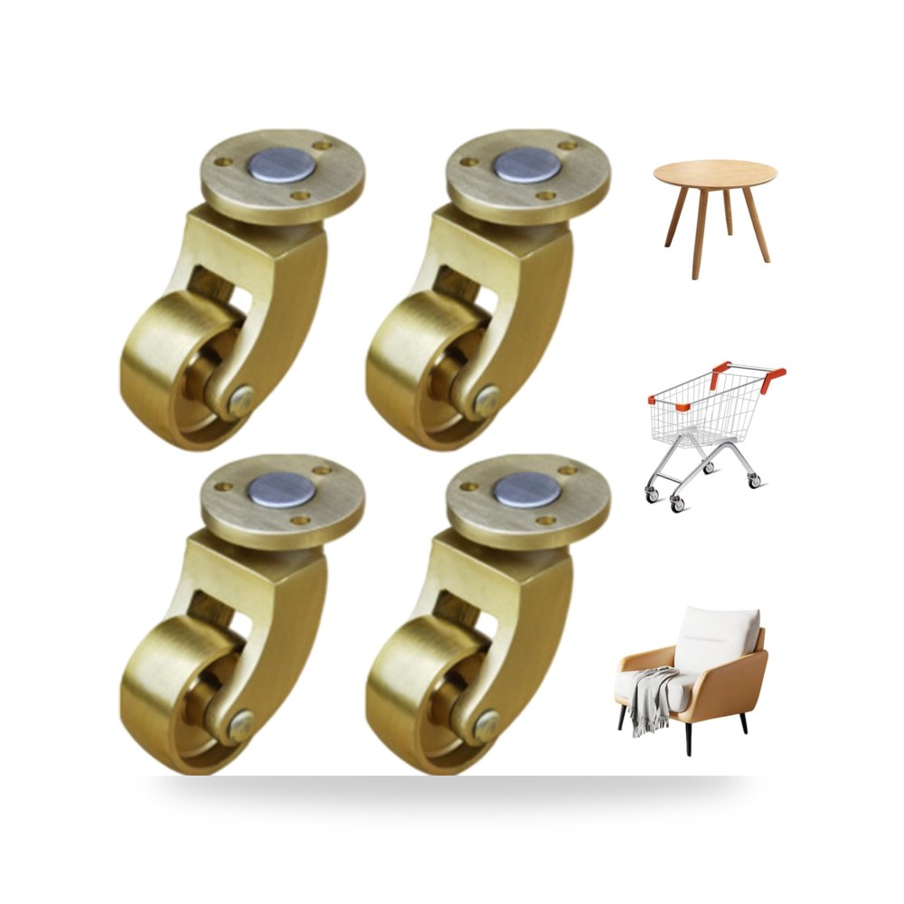 عجلات أثاث كاستويف دوارة 360 درجة - مجموعة من 4 قطع (موديل B0G4GKY9X3)