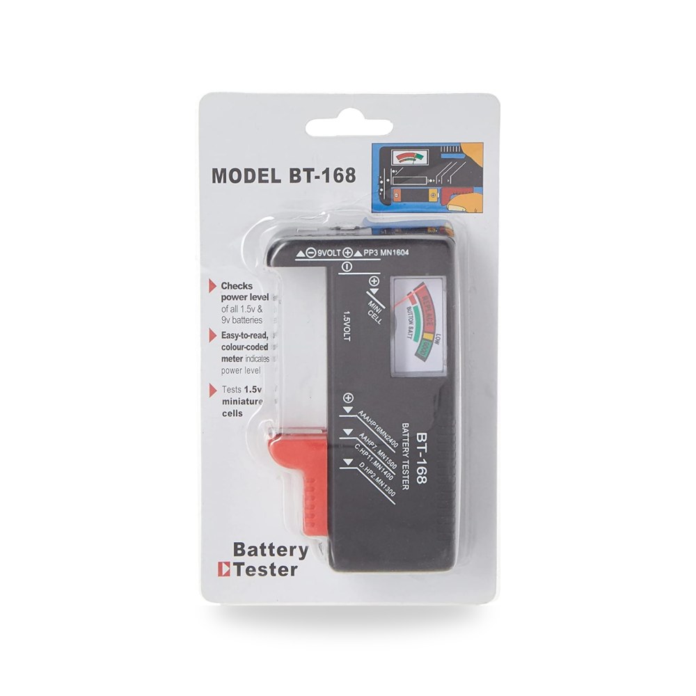 جهاز فحص واختبار جهد وسعة البطاريات المختلفة موديل B07MMJSK5G