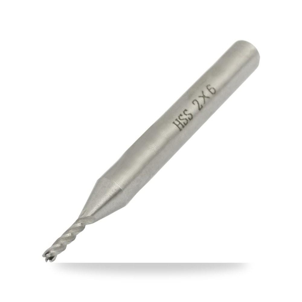 تفريز طرفية 4 فلوت HSS AL عمق 12 مم موديل B0B1V81W97 | ريمكو