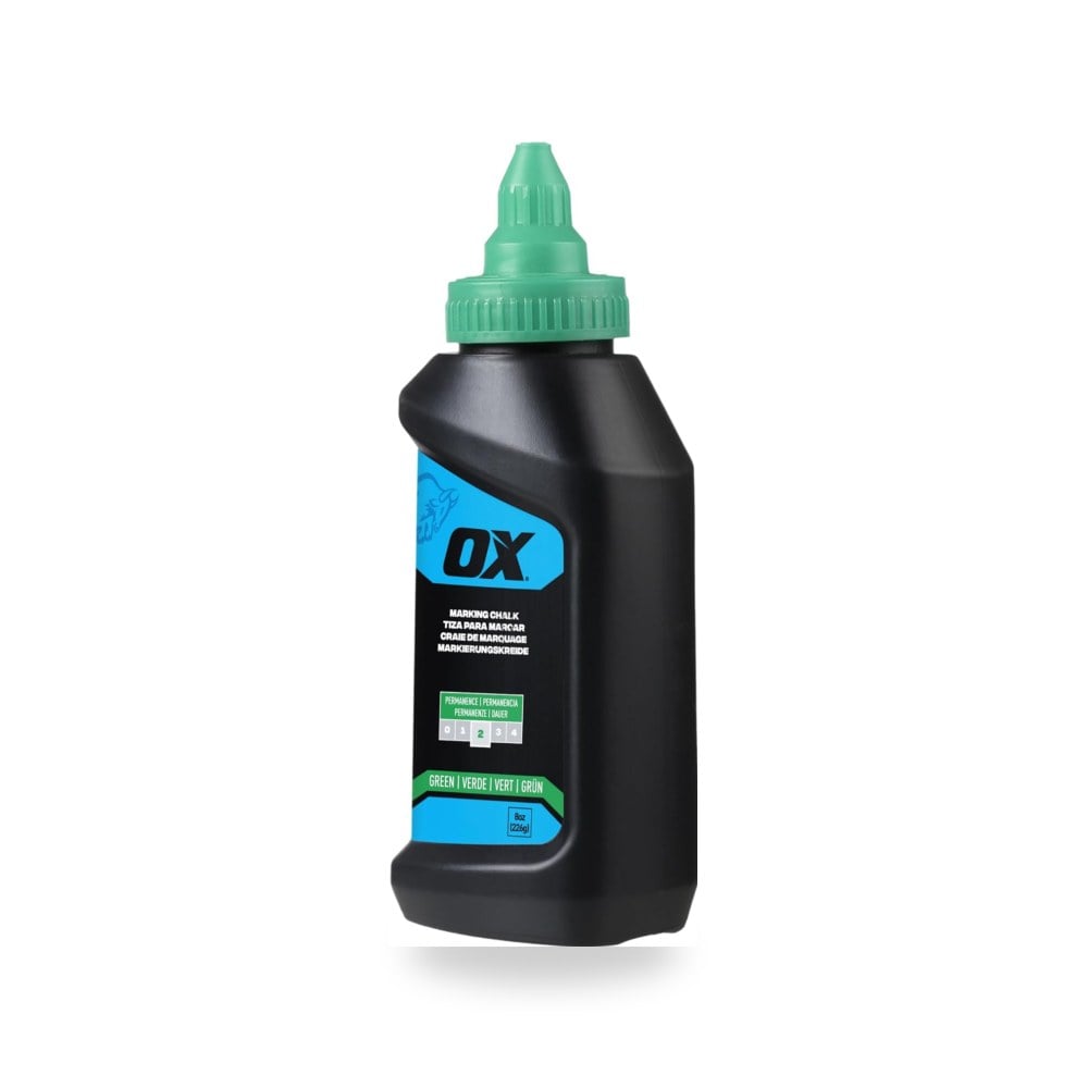 طباشير علامات خضراء عالية الوضوح 226 غرام من او اكس OX