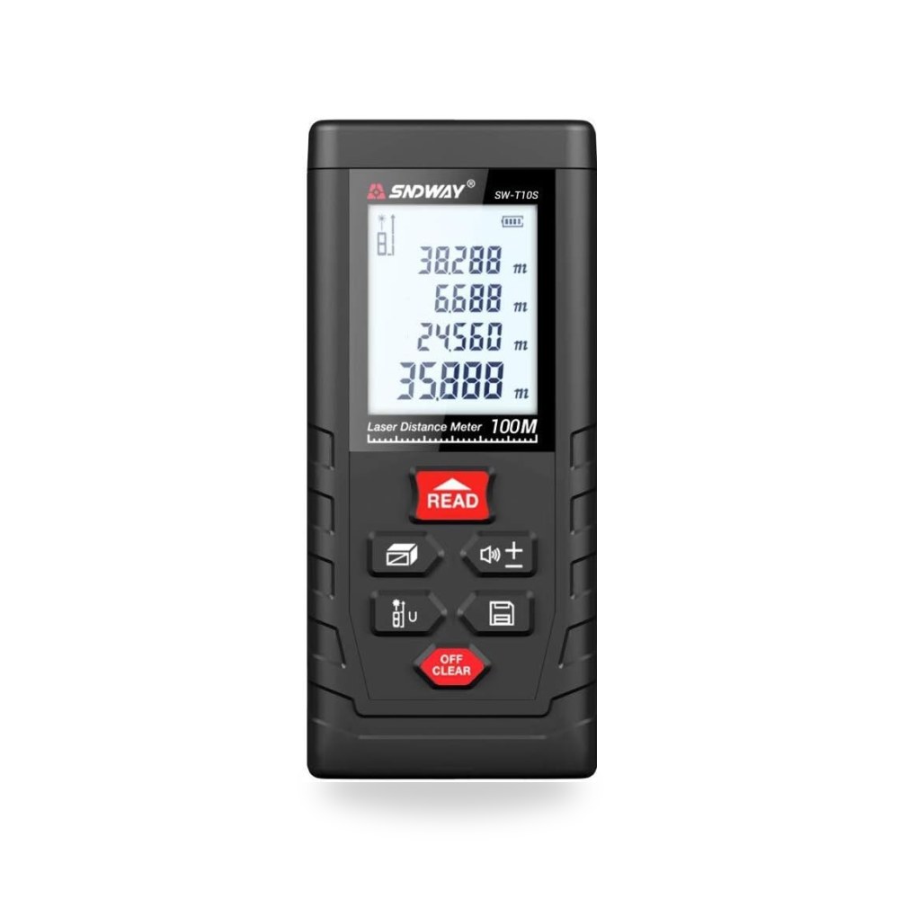 جهاز تحديد المدى بالليزر الرقمي سندويه SW-TG120 بطول 120 متر موديل B07N6LYHNK