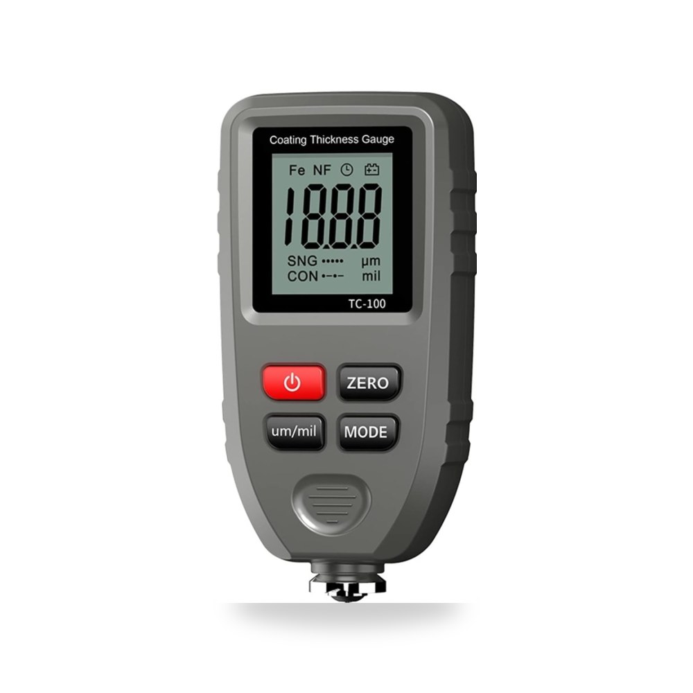 مقياس رقمي دقيق لقياس سمك طلاء السيارات TC100