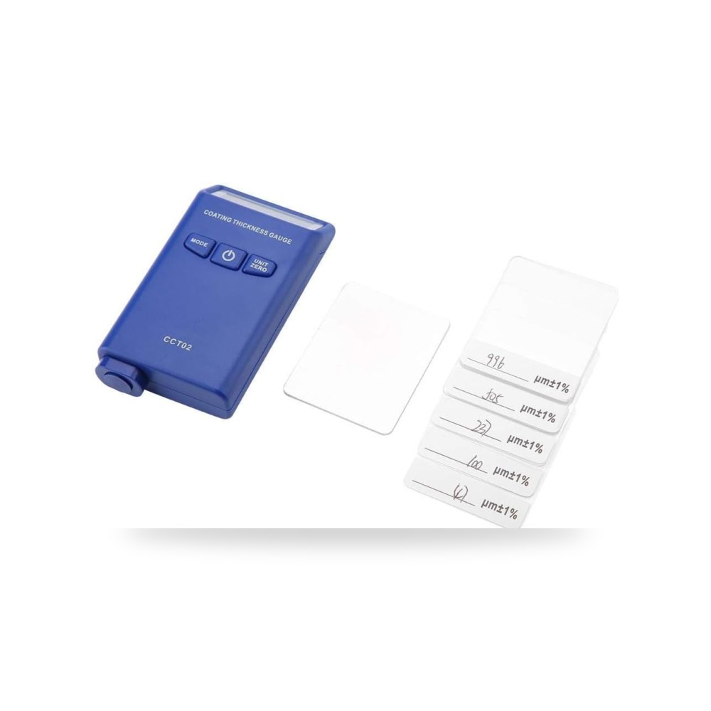أداة سماكة طلاء قياس سمك الغاوس، CCT02 LCD طلاء رقمي قياس