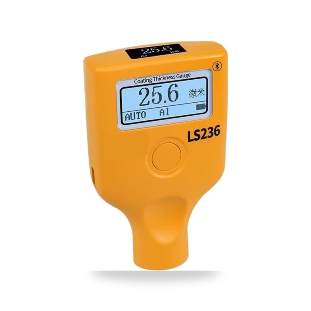 مقياس سماكة طلاء السيارة LS236 بشاشة مزدوجة 0.0-3500 متر