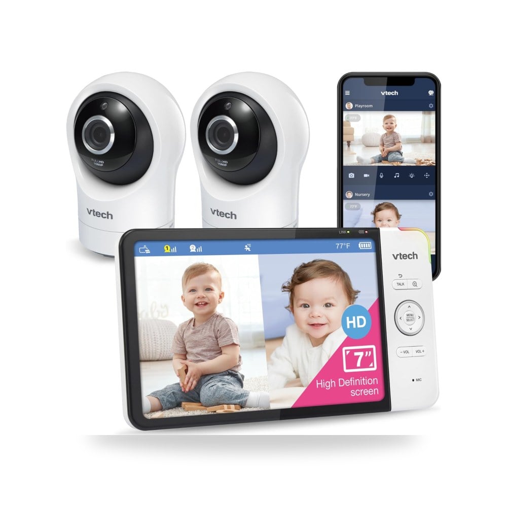 كاميرا مراقبة اطفال RM7764-2HD سمارت 1080p واي فاي من في تك (موديل B09VT3FZWH)
