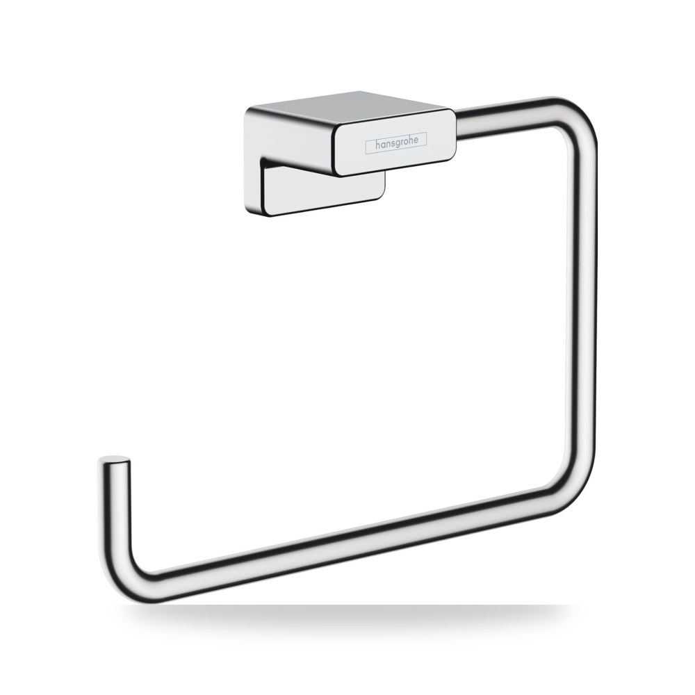 حلقة منشفة ادستوريس من هانسجرو، موديل 41754000، لون كروم