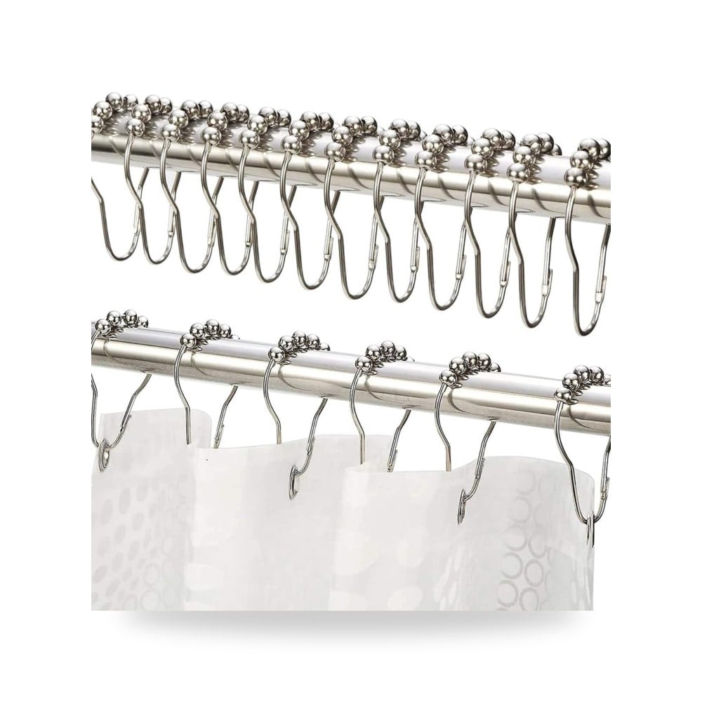 حلقات لستارة الحمام من الستانلس ستيل من اي سي في في - موديل B0DPHR7XQH