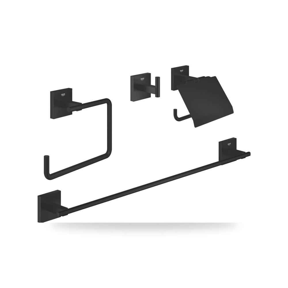مجموعة اكسسوارات الحمام جروهي ستارت كيوب 4 في 1 - خطاف (موديل 411152430)