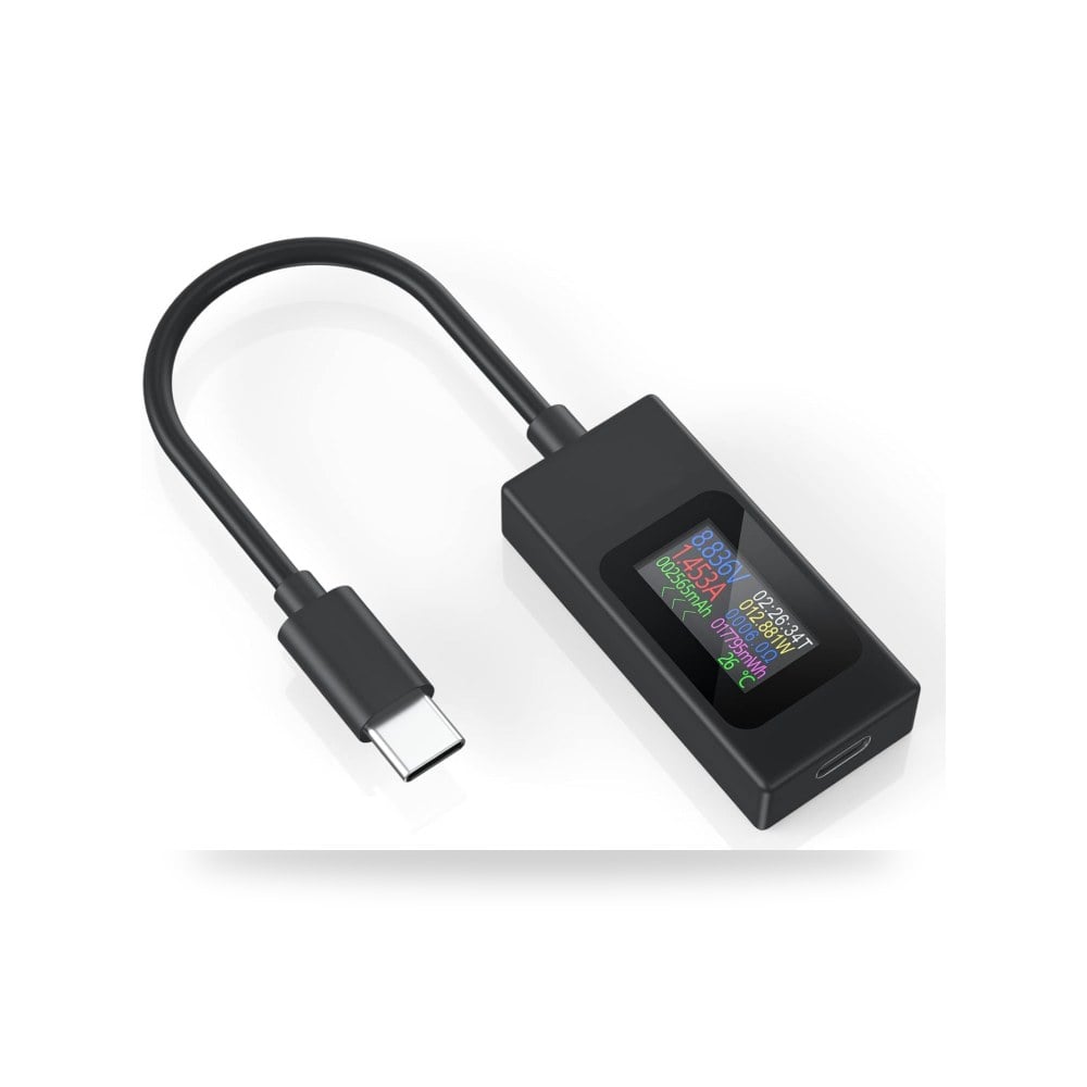 اكسيفور جهاز اختبار الطاقة بمنفذ USB C، جهاز اختبار الجهد النوع C
