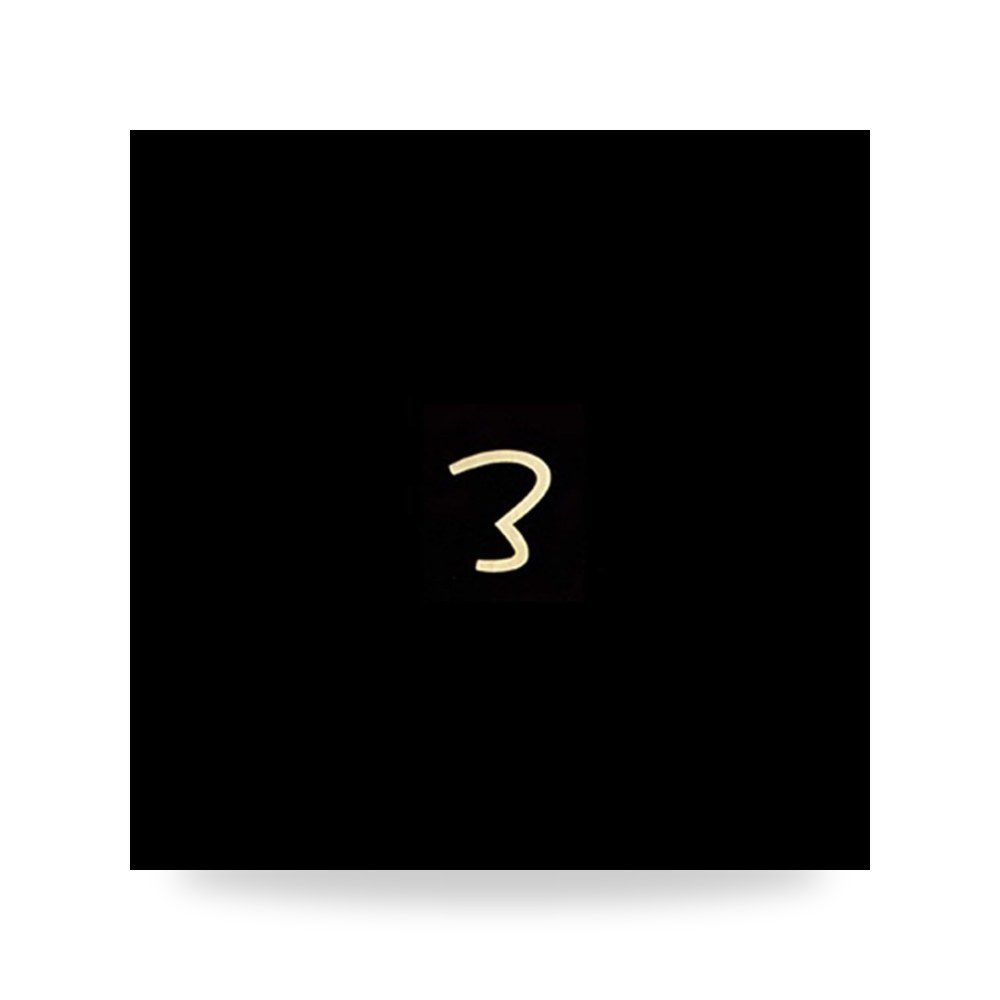 لوحة باب فندق موديل PYouo-Number بتصميم مجسم وعصري