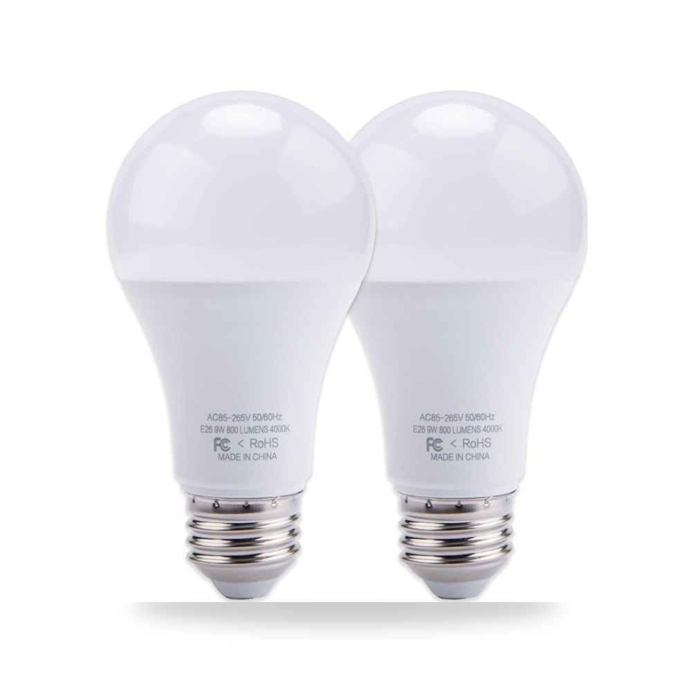 قطعتان من مصابيح LED لفتح باب الجراج، 4000 كلفن، ابيض