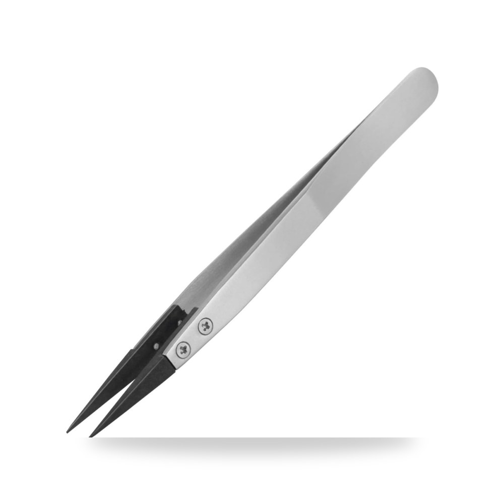 انجنير ملقاط بطرف بلاستيكي آمن PTZ-41 PPS ESD-S | تسوق الآن