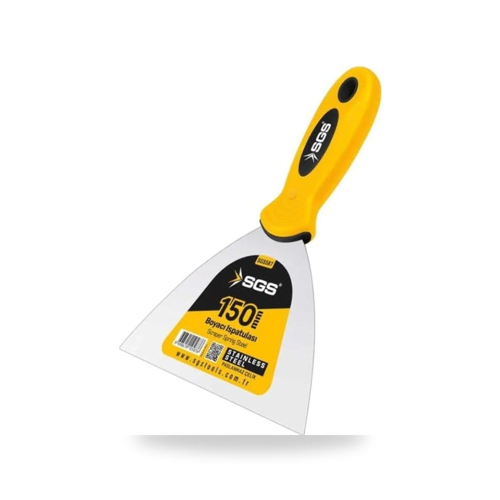 SGS ملعقة سباتولا ستانلس ستيل 150 مم SGS587