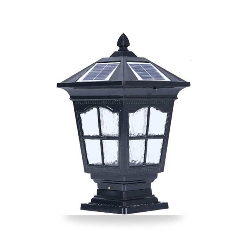 أضواء أعمدة الإنارة زجاج موديل Light-Balck - تصميم عصري وجودة عالية