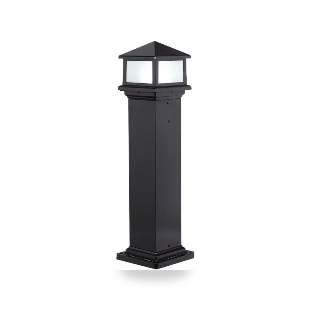أضواء أعمدة إنارة ليد ألومنيوم أسود IP54 موديل Black-80cm | ريمكو