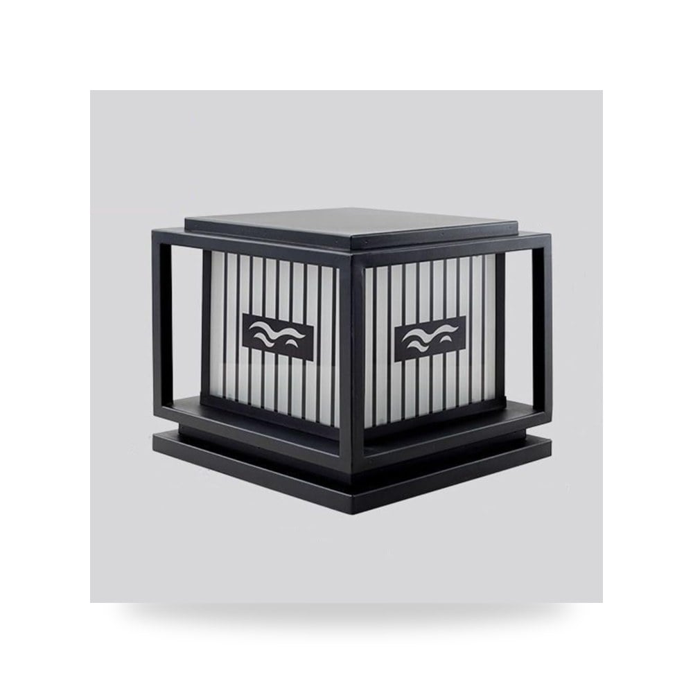 أضواء أعمدة الإنارة أسود بطول 45 سم موديل Black-45cm