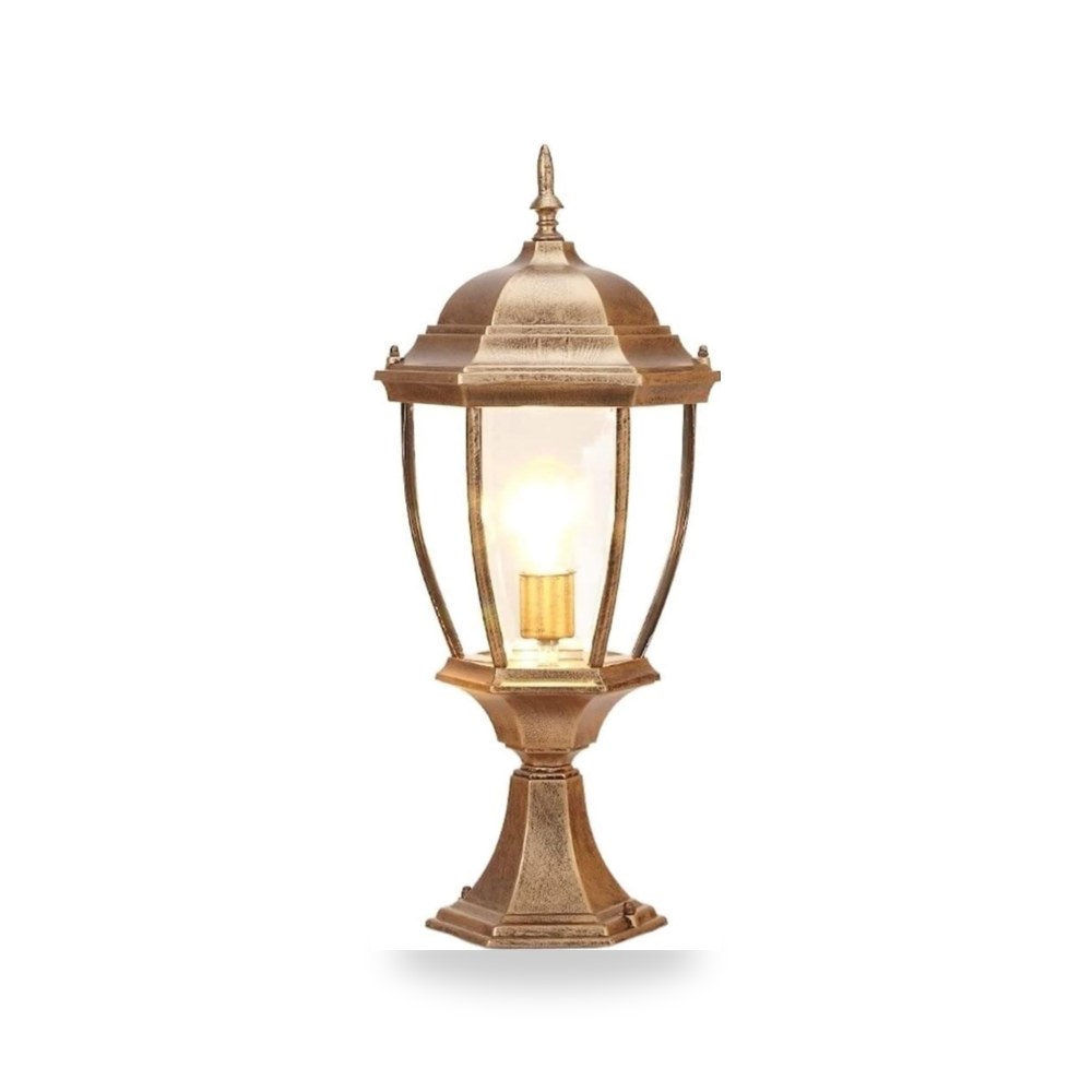 أضواء أعمدة الإنارة ألومنيوم موديل Bronze-Small (إضاءة خارجية عصرية بجودة عالية)