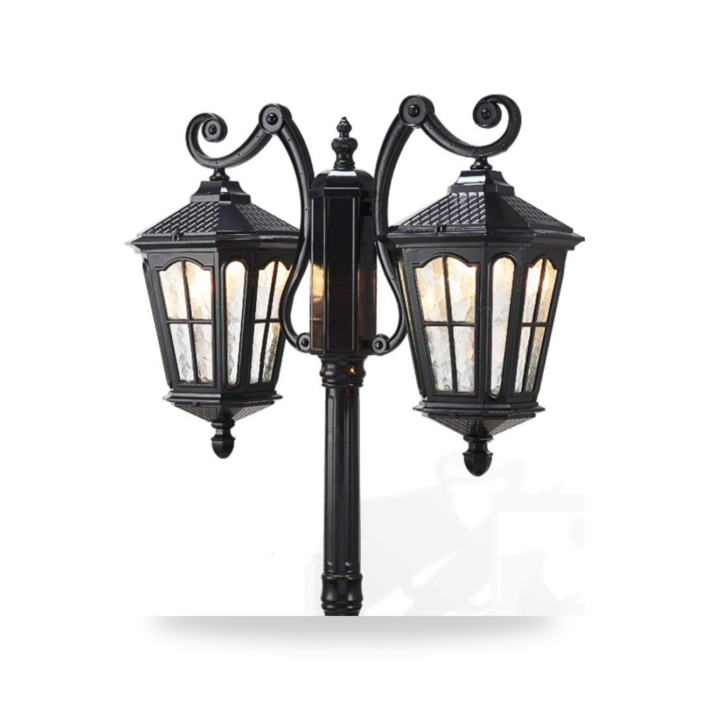 أضواء أعمدة الإنارة زجاج أسود Black 64 موديل Black-64 | ريمكو